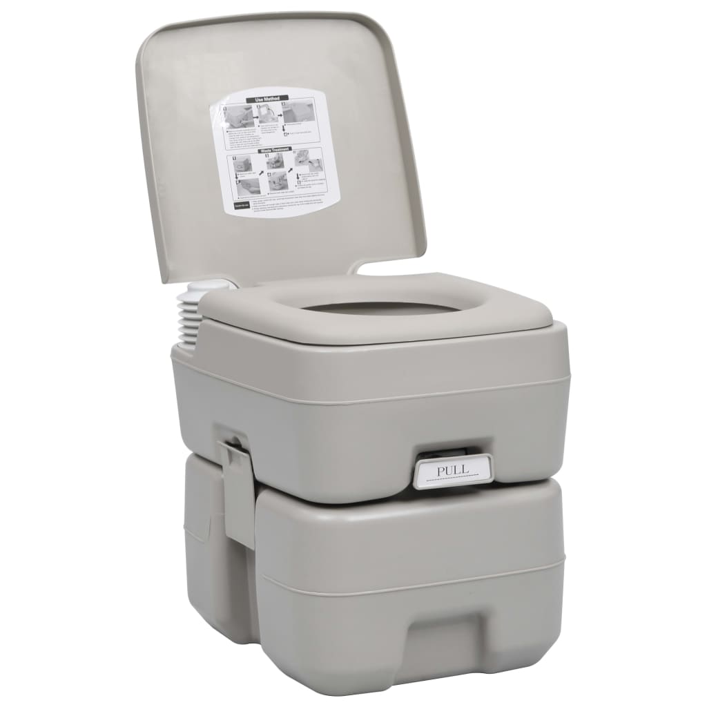 VidaXL Campingtoilette und Waschbecken mit Wassertank