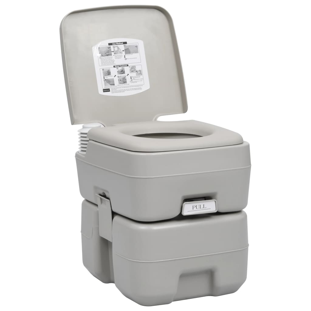 VidaXL Campingtoilette und Waschbecken mit Wassertank