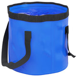 Vidaxl Emmers 2 PCs falten 30 l PVC Blau