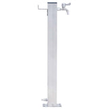 Vidaxx Wassersäule quadratisch 60 cm Edelstahl