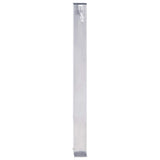 Vidaxx Wassersäule quadratisch 100 cm Edelstahl