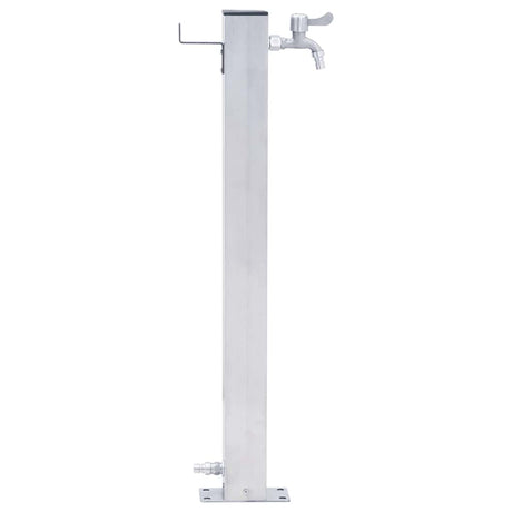 Vidaxx Wassersäule quadratisch 100 cm Edelstahl