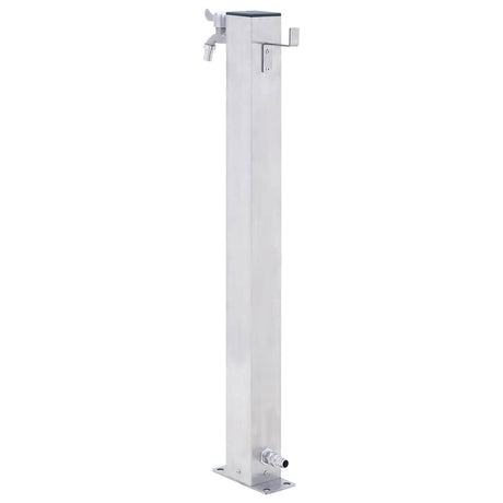 Vidaxx Wassersäule quadratisch 100 cm Edelstahl