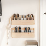 Vidaxl Wandschuhe Racks 2 ST 59x9x23 cm Festkiefer