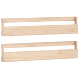Vidaxl Wandschuhe Racks 2 PCs 110x9x23 cm Festkiefer