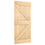Vidaxx Tür Narvik 95x210 cm massives Kiefernholz