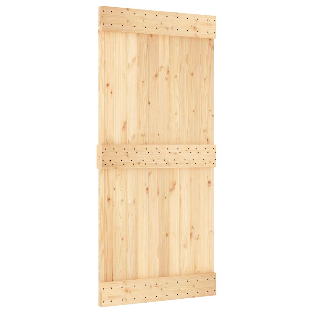 Vidaxx Tür Narvik 95x210 cm massives Kiefernholz