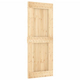 Vidaxx Tür Narvik 80x210 cm massives Kiefernholz