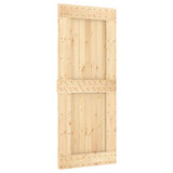 Vidaxx Tür Narvik 85x210 cm massives Kiefernholz