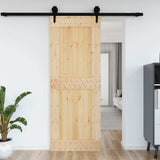 Vidaxx Tür Narvik 85x210 cm massives Kiefernholz