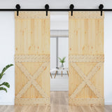 VidaXL Tür NARVIK 85x210 cm massives Kiefernholz