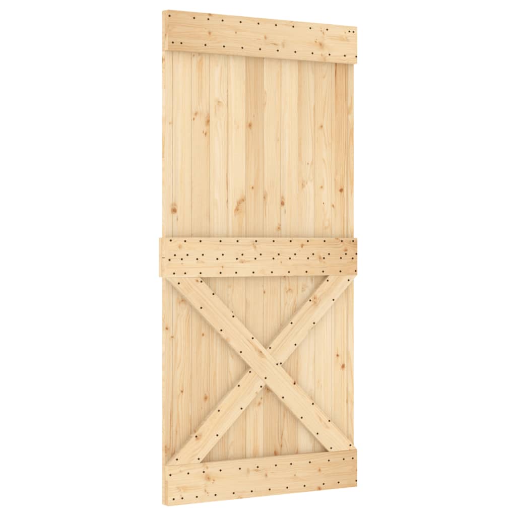 Vidaxx Tür Narvik 95x210 cm massives Kiefernholz