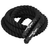 Vidaxl -Schlachtseil 6 m 4,5 kg Polyester schwarz