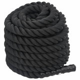 Vidaxl -Schlachtseil 12 m 9 kg Polyester schwarz