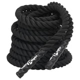 VidaXL Kampfseil 15 m 11 kg Polyester schwarz