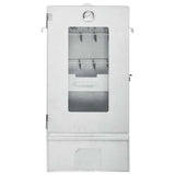 VidaXL BBQ Smoker mit Tisch aus verzinktem Stahl