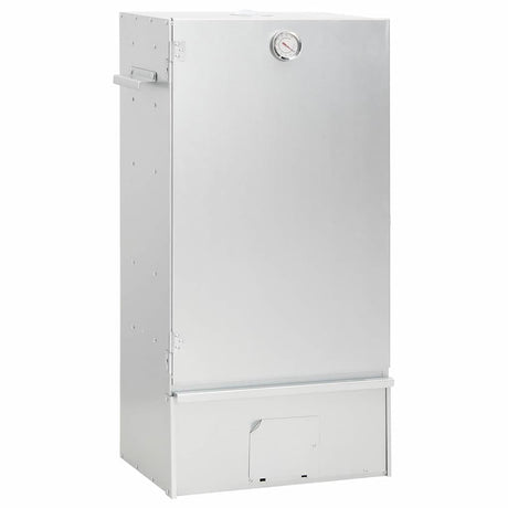 VidaXL BBQ Smoker mit Tisch aus verzinktem Stahl