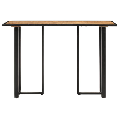 Vidaxl eettafel 110x55x75,5 cm massief mangohout