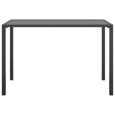 Vidaxl tuintafel 110x54x70 cm staal antracietkleurig