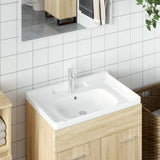 Vidaxx Rechteckwaschtisch 61x48x23 cm Keramik weiß