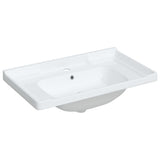 Vidaxx Rechteckwaschtisch 81x48x23 cm Keramik weiß