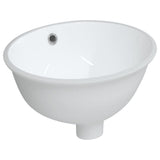 Vidaxx Waschbecken oval 33x29x16,5 cm Keramik weiß