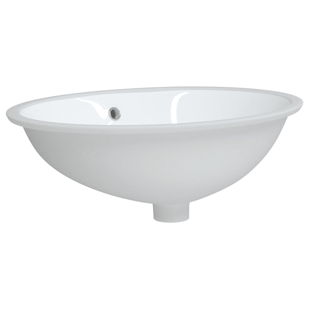 Vidaxx Waschbecken oval 56x41x20 cm Keramik weiß
