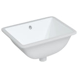 Vidaxx Rechteckwaschbecken 47,5x35x19,5 cm Keramik weiß