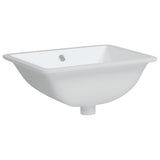 Vidaxx Rechteckwaschbecken 47,5x35x19,5 cm Keramik weiß