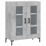 Vidaxl dressoir 69,5x34x90 cm bewerkt hout betongrijs