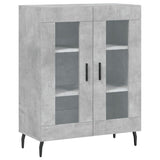 Vidaxl dressoir 69,5x34x90 cm bewerkt hout betongrijs