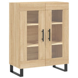 Vidaxl dressoir 69,5x34x90 cm bewerkt hout sonoma eikenkleurig