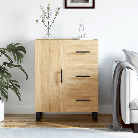 Vidaxl dressoir 69,5x34x90 cm bewerkt hout sonoma eikenkleurig