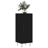Vidaxl dressoir 34,5x34x90 cm bewerkt hout zwart