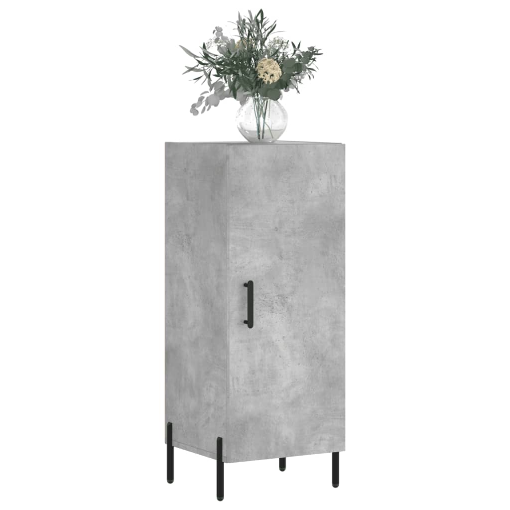 Vidaxl dressoir 34,5x34x90 cm bewerkt hout betongrijs