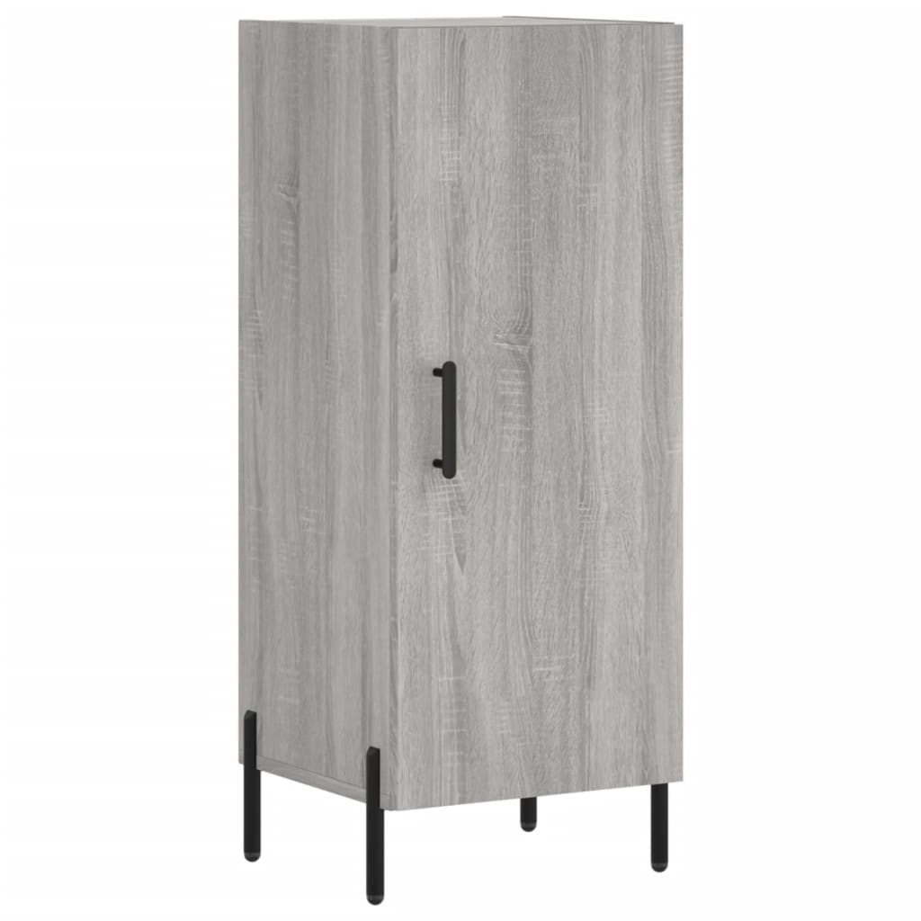 Vidaxl dressoir 34,5x34x90 cm bewerkt hout grijs sonoma eikenkleurig
