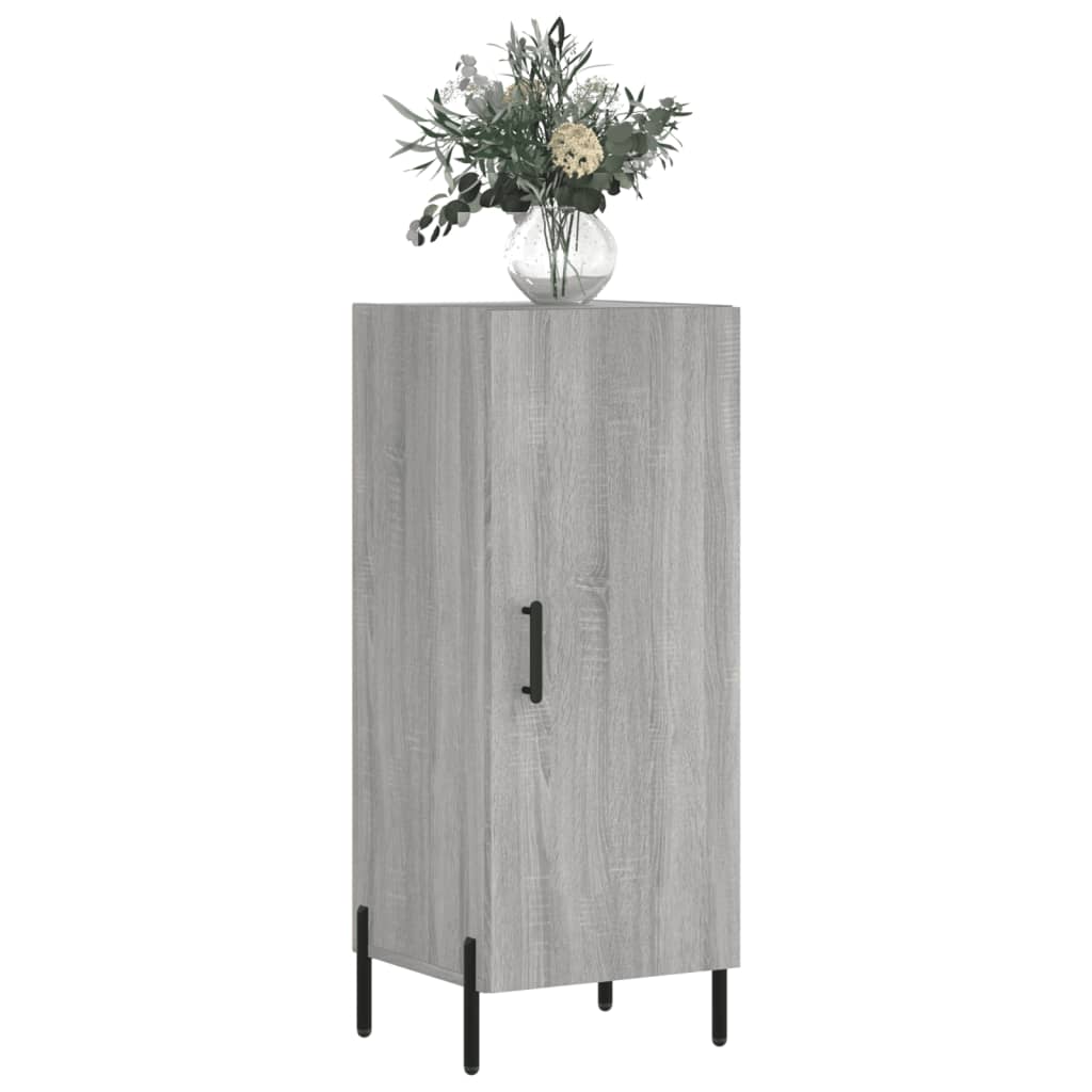 Vidaxl dressoir 34,5x34x90 cm bewerkt hout grijs sonoma eikenkleurig