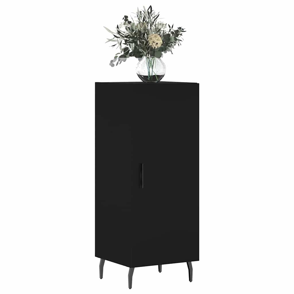 Vidaxl dressoir 34,5x34x90 cm bewerkt hout zwart