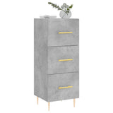Vidaxl dressoir 34,5x34x90 cm bewerkt hout betongrijs