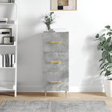 Vidaxl dressoir 34,5x34x90 cm bewerkt hout betongrijs