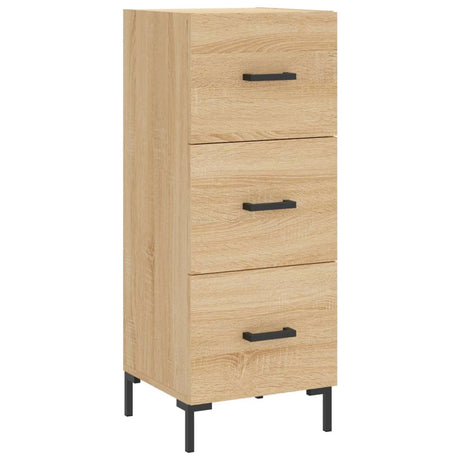 Vidaxl dressoir 34,5x34x90 cm bewerkt hout sonoma eiken