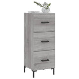 Vidaxl dressoir 34,5x34x90 cm bewerkt hout grijs sonoma eikenkleurig