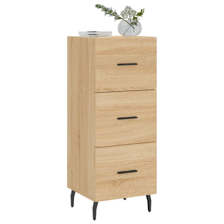 Vidaxl dressoir 34,5x34x90 cm bewerkt hout sonoma eiken