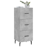 Vidaxl dressoir 34,5x34x90 cm bewerkt hout betongrijs
