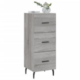 Vidaxl dressoir 34,5x34x90 cm bewerkt hout grijs sonoma eikenkleurig