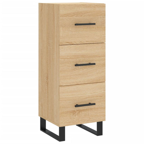 Vidaxl dressoir 34,5x34x90 cm bewerkt hout sonoma eiken