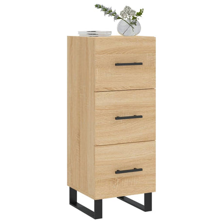 Vidaxl dressoir 34,5x34x90 cm bewerkt hout sonoma eiken