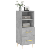Vidaxl dressoir 34,5x34x90 cm bewerkt hout betongrijs