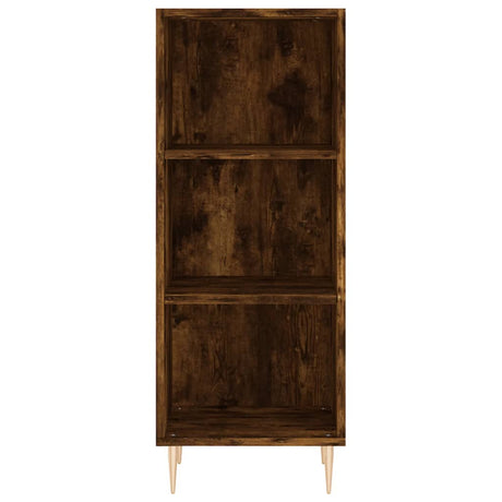 Vidaxl dressoir 34,5x32,5x90 cm bewerkt hout gerookt eikenkleurig