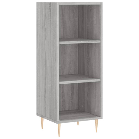 Vidaxl dressoir 34,5x32,5x90 cm bewerkt hout grijs sonoma eikenkleurig